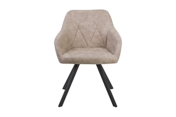 Stol Set Om 2 St Monee - Beige - Möbler - Fåtölj & stolar - Karmstol