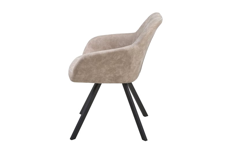 Stol Set Om 2 St Monee - Beige - Möbler - Fåtölj & stolar - Karmstol