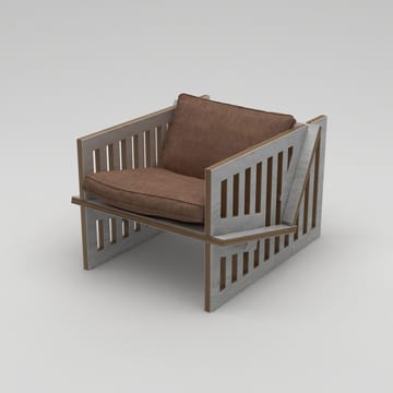 Kollumber Öronlappsfåtölj - Naturträ - Möbler - Fåtölj & stolar - Fåtölj