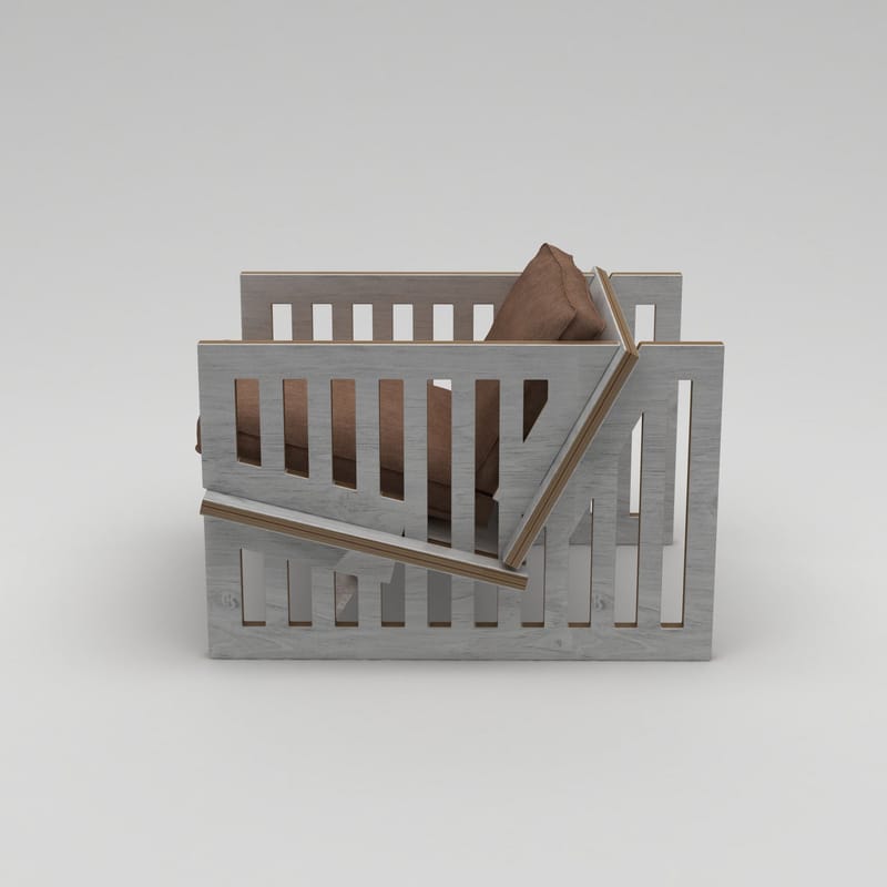 Kollumber Öronlappsfåtölj - Naturträ - Möbler - Fåtölj & stolar - Fåtölj