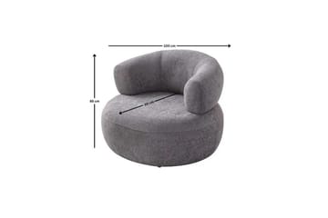 Kollumber Fåtölj - Mörkgrå - Möbler - Fåtölj & stolar - Fåtölj