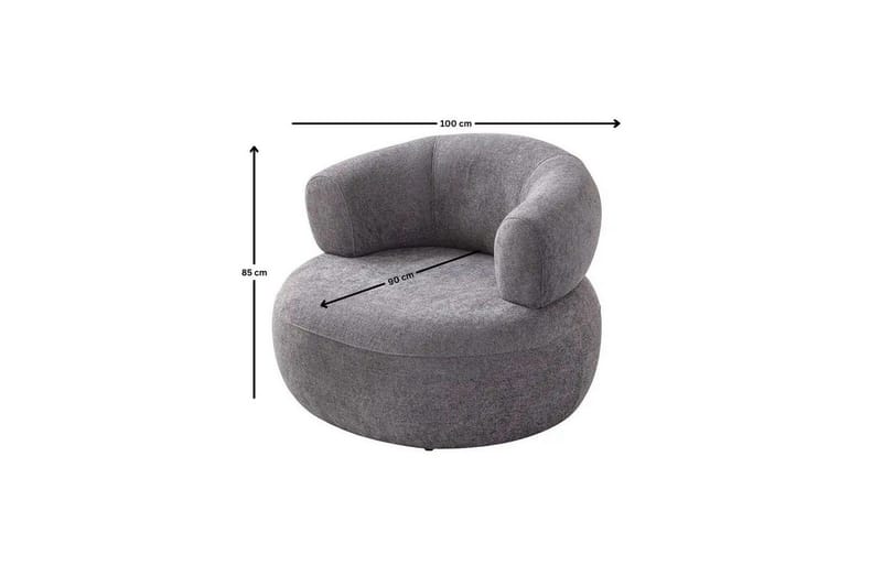 Kollumber Fåtölj - Mörkgrå - Möbler - Fåtölj & stolar - Fåtölj