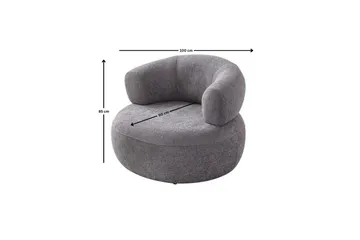 Kollumber Fåtölj - Mörkgrå - Möbler - Fåtölj & stolar - Fåtölj