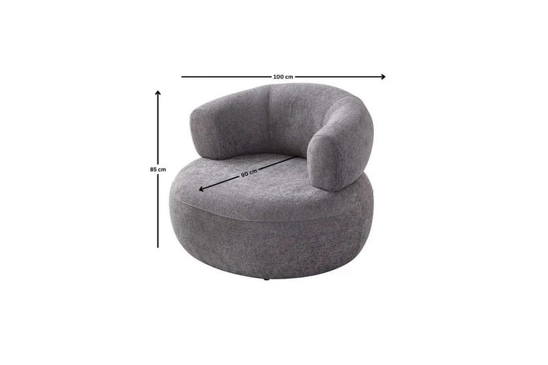 Kollumber Fåtölj - Mörkgrå - Möbler - Fåtölj & stolar - Fåtölj