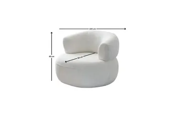 Kollumber Fåtölj - Vit - Möbler - Fåtölj & stolar - Fåtölj