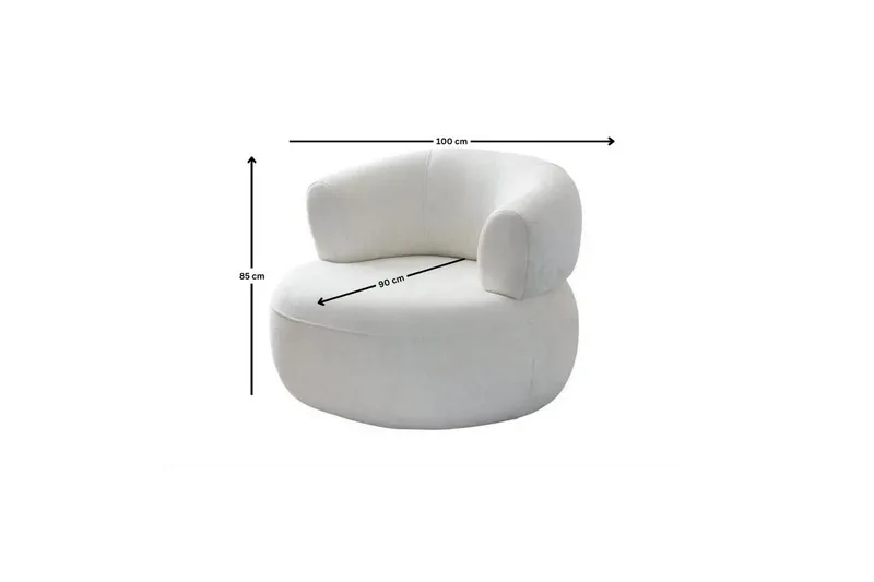 Kollumber Fåtölj - Vit - Möbler - Fåtölj & stolar - Fåtölj