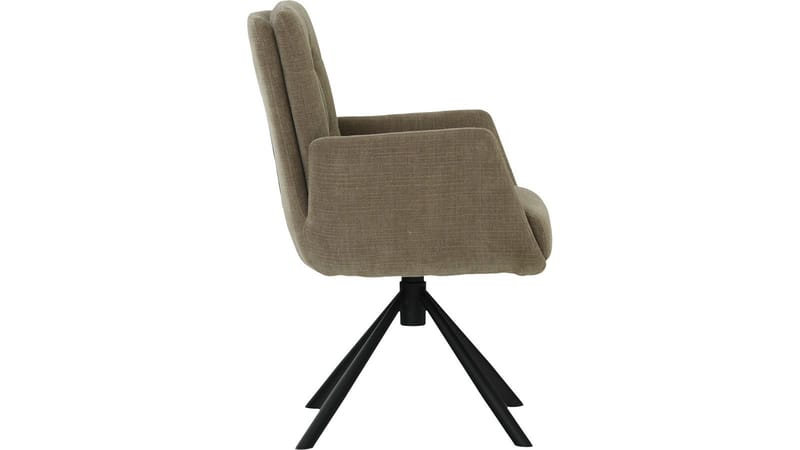Kolren Matstol med snurrfunktion - Grå/beige - Möbler - Fåtölj & stolar - Matstol & köksstol