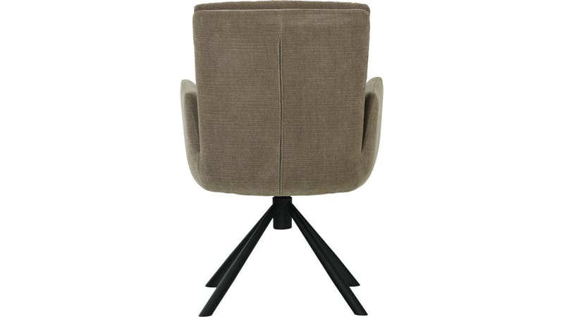 Kolren Matstol med snurrfunktion - Grå/beige - Möbler - Fåtölj & stolar - Matstol & köksstol