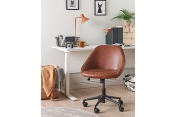 Kontorsstol Bardsdale Brun/Svart - Brun/Svart - Möbler - Fåtölj & stolar - Kontorsstol & skrivbordsstol