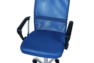 Kontorsstol Best Blå/Silver/Blå - Blå/Silver/Blå - Möbler - Fåtölj & stolar - Kontorsstol & skrivbordsstol