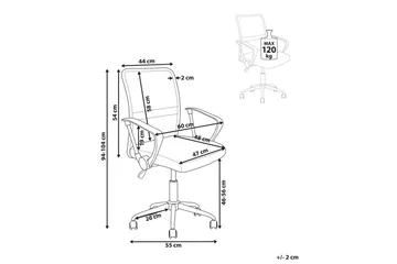 Kontorsstol Best Svart/Silver - Svart/Silver - Möbler - Fåtölj & stolar - Kontorsstol & skrivbordsstol