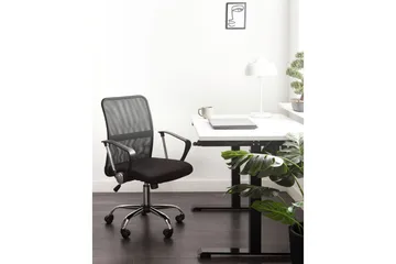 Kontorsstol Best Svart/Silver - Svart/Silver - Möbler - Fåtölj & stolar - Kontorsstol & skrivbordsstol