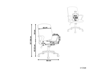 Kontorsstol Bonny Svart - Svart - Möbler - Fåtölj & stolar - Kontorsstol & skrivbordsstol