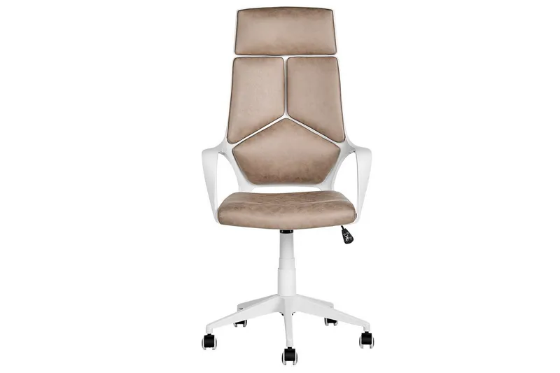 Kontorsstol Delight Beige/vit - Beige/vit - Möbler - Fåtölj & stolar - Kontorsstol & skrivbordsstol