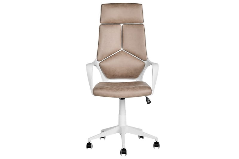 Kontorsstol Delight Beige/vit - Beige/vit - Möbler - Fåtölj & stolar - Kontorsstol & skrivbordsstol