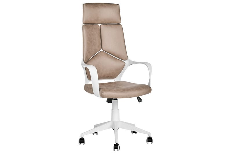 Kontorsstol Delight Beige/vit - Beige/vit - Möbler - Fåtölj & stolar - Kontorsstol & skrivbordsstol