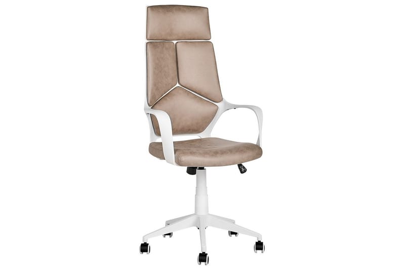 Kontorsstol Delight Beige/vit - Beige/vit - Möbler - Fåtölj & stolar - Kontorsstol & skrivbordsstol