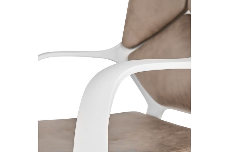 Kontorsstol Delight Beige/vit - Beige/vit - Möbler - Fåtölj & stolar - Kontorsstol & skrivbordsstol