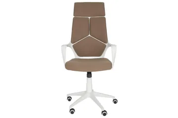 Kontorsstol Delight Brun/Vit - Brun/Vit - Möbler - Fåtölj & stolar - Kontorsstol & skrivbordsstol