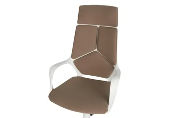 Kontorsstol Delight Brun/Vit - Brun/Vit - Möbler - Fåtölj & stolar - Kontorsstol & skrivbordsstol