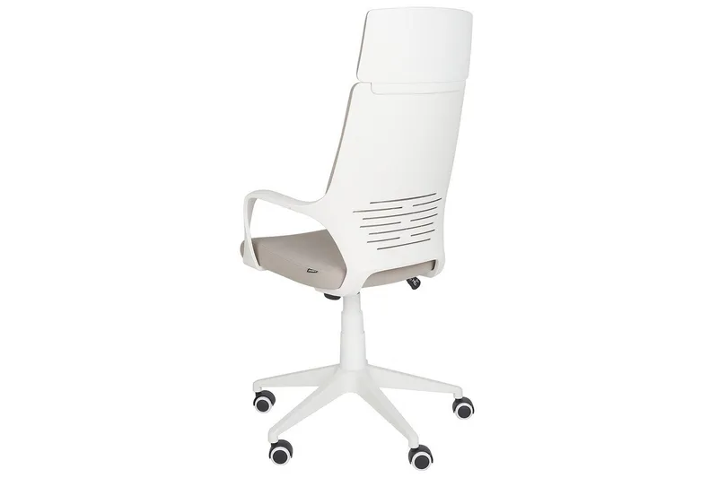 Kontorsstol Delight Taupe/vit - Taupe/vit - Möbler - Fåtölj & stolar - Kontorsstol & skrivbordsstol