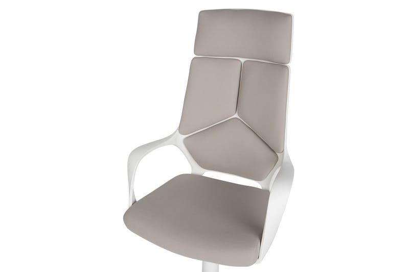 Kontorsstol Delight Taupe/vit - Taupe/vit - Möbler - Fåtölj & stolar - Kontorsstol & skrivbordsstol