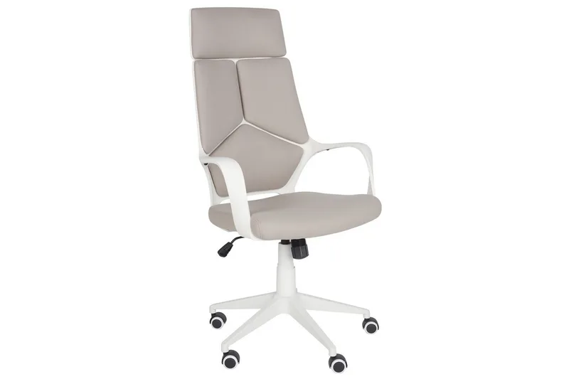 Kontorsstol Delight Taupe/vit - Taupe/vit - Möbler - Fåtölj & stolar - Kontorsstol & skrivbordsstol