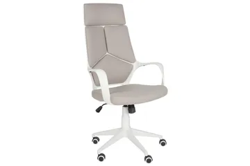 Kontorsstol Delight Taupe/vit - Taupe/vit - Möbler - Fåtölj & stolar - Kontorsstol & skrivbordsstol