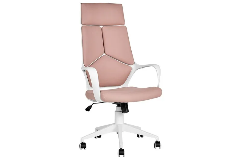 Kontorsstol Delight Persikorosa/Vit - Persikorosa/Vit - Möbler - Fåtölj & stolar - Kontorsstol & skrivbordsstol