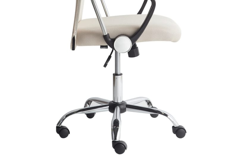 Kontorsstol Design Beige/Svart/Silver - Beige/Svart/Silver - Möbler - Fåtölj & stolar - Kontorsstol & skrivbordsstol