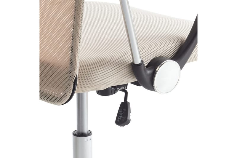 Kontorsstol Design Beige/Svart/Silver - Beige/Svart/Silver - Möbler - Fåtölj & stolar - Kontorsstol & skrivbordsstol
