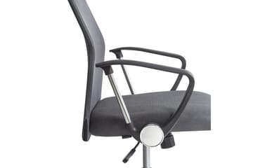 Kontorsstol Design Grå/svart/silver - Grå/svart/silver - Möbler - Fåtölj & stolar - Kontorsstol & skrivbordsstol