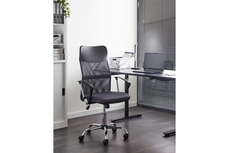 Kontorsstol Design Grå/svart/silver - Grå/svart/silver - Möbler - Fåtölj & stolar - Kontorsstol & skrivbordsstol