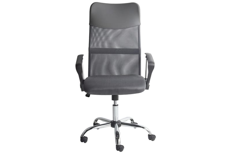 Kontorsstol Design Grå/svart/silver - Grå/svart/silver - Möbler - Fåtölj & stolar - Kontorsstol & skrivbordsstol