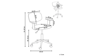 Kontorsstol Gunnison - Grönt, mörkt trä - Möbler - Fåtölj & stolar - Kontorsstol & skrivbordsstol