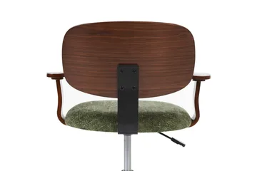 Kontorsstol Gunnison - Grönt, mörkt trä - Möbler - Fåtölj & stolar - Kontorsstol & skrivbordsstol