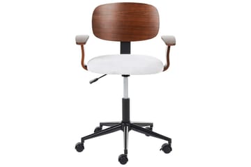 Kontorsstol Gunnison - Mörkt trä, grått - Möbler - Fåtölj & stolar - Kontorsstol & skrivbordsstol