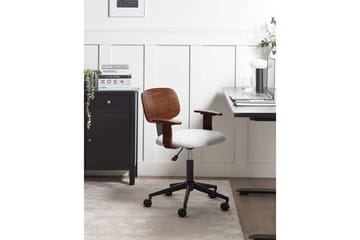 Kontorsstol Gunnison - Mörkt trä, grått - Möbler - Fåtölj & stolar - Kontorsstol & skrivbordsstol