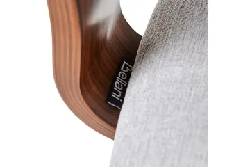 Kontorsstol Gunnison - Mörkt trä, grått - Möbler - Fåtölj & stolar - Kontorsstol & skrivbordsstol