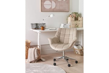 Kontorsstol Labelle Beige - Beige - Möbler - Fåtölj & stolar - Kontorsstol & skrivbordsstol