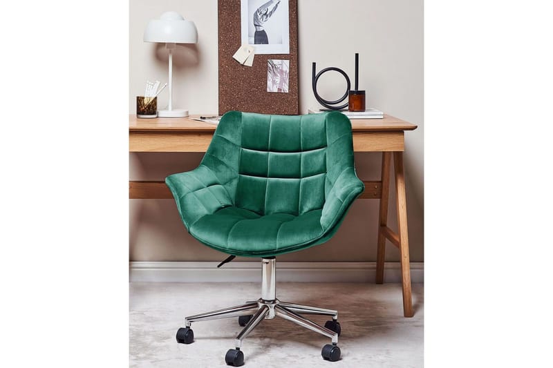 Kontorsstol Labelle Grön - Grön - Möbler - Fåtölj & stolar - Kontorsstol & skrivbordsstol