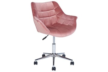 Kontorsstol Labelle Rosa - Rosa - Möbler - Fåtölj & stolar - Kontorsstol & skrivbordsstol