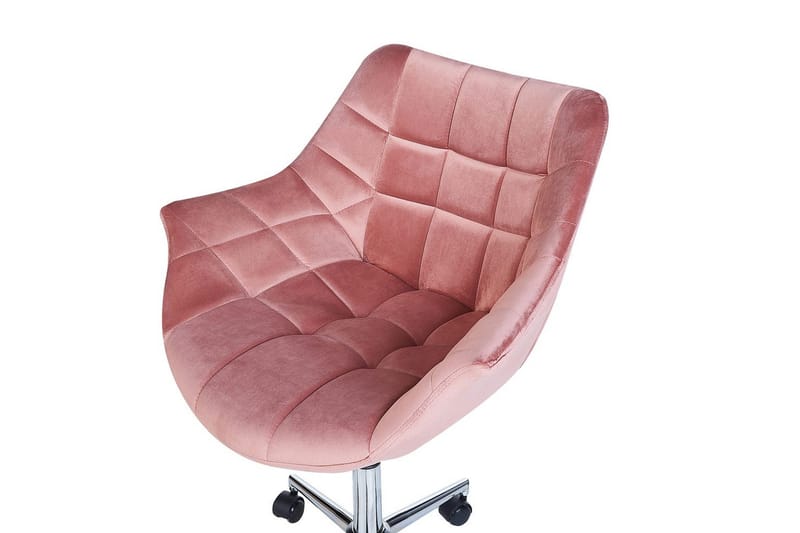 Kontorsstol Labelle Rosa - Rosa - Möbler - Fåtölj & stolar - Kontorsstol & skrivbordsstol