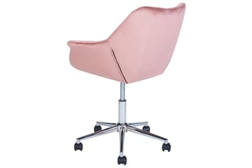 Kontorsstol Labelle Rosa - Rosa - Möbler - Fåtölj & stolar - Kontorsstol & skrivbordsstol