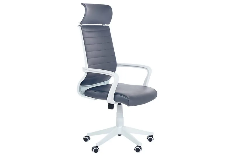 Kontorsstol Leader Grå/vit, Grå/vit