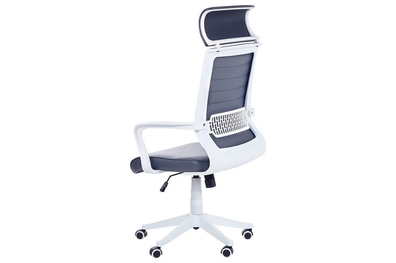 Kontorsstol Leader Grå/vit - Grå/vit - Möbler - Fåtölj & stolar - Kontorsstol & skrivbordsstol
