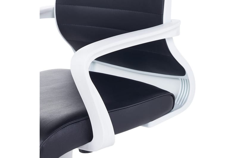 Kontorsstol Leader Svart/Vit - Svart/Vit - Möbler - Fåtölj & stolar - Kontorsstol & skrivbordsstol