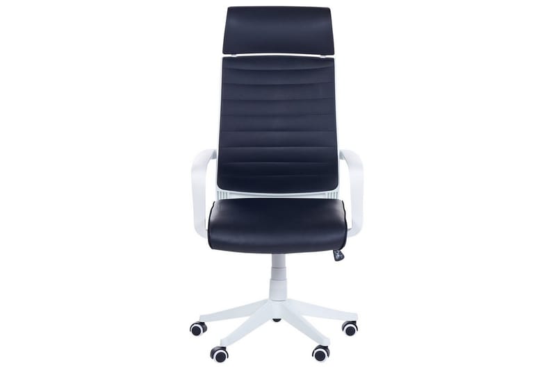 Kontorsstol Leader Svart/Vit - Svart/Vit - Möbler - Fåtölj & stolar - Kontorsstol & skrivbordsstol