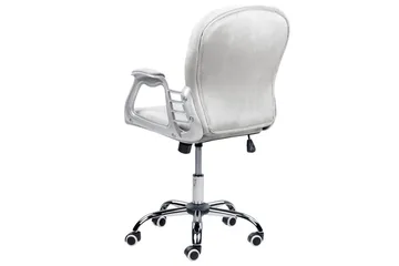 Kontorsstol med kristaller Princess Grå/Silver/Svart - Grå/Silver/Svart - Möbler - Fåtölj & stolar - Kontorsstol & skrivbordsstol