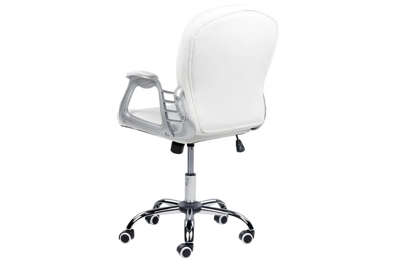 Kontorsstol med kristaller Princess Vit/Svart/Silver - Vit/Svart/Silver - Möbler - Fåtölj & stolar - Kontorsstol & skrivbordsstol